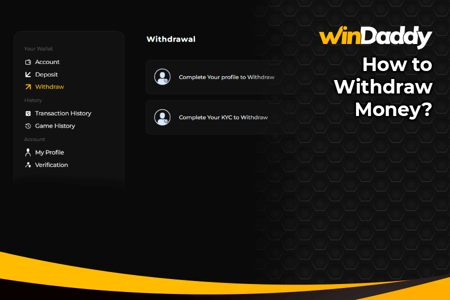 How to withdraw from winDaddy?